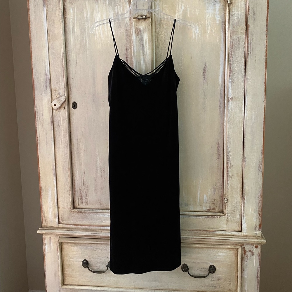 Vintage Velvet Black Ralph Lauren Dress